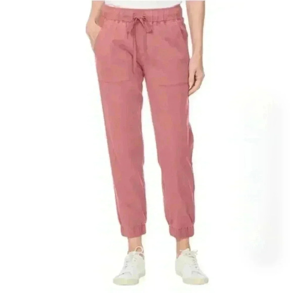 ❤️ NWT Buffalo David Bitton Tencel Joggers Strawberry Pink Small Women's Pants - Picture 12 of 15